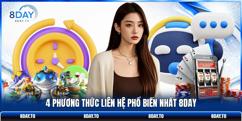 Liên hệ 8Day 1 4 phương thức liên hệ phổ biến nhất 8DAY