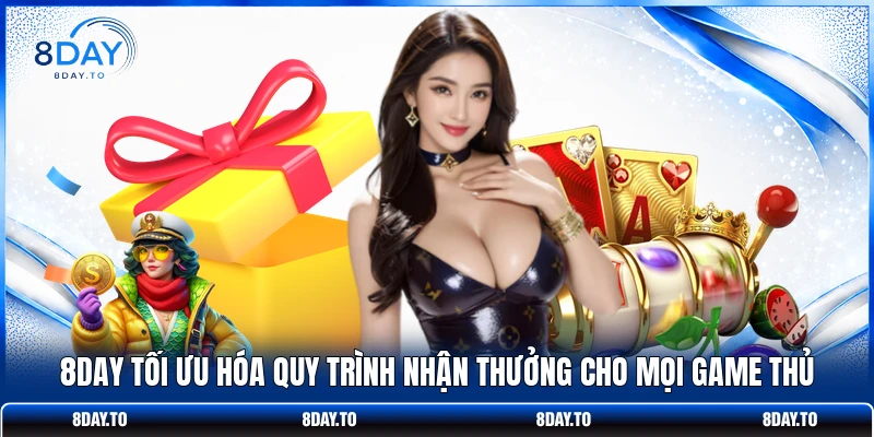 Thưởng Nạp Lần Hai 188K - Tăng Thưởng Gấp 2 Cùng 8DAY 4 8DAY tối ưu hóa quy trình nhận thưởng cho mọi game thủ